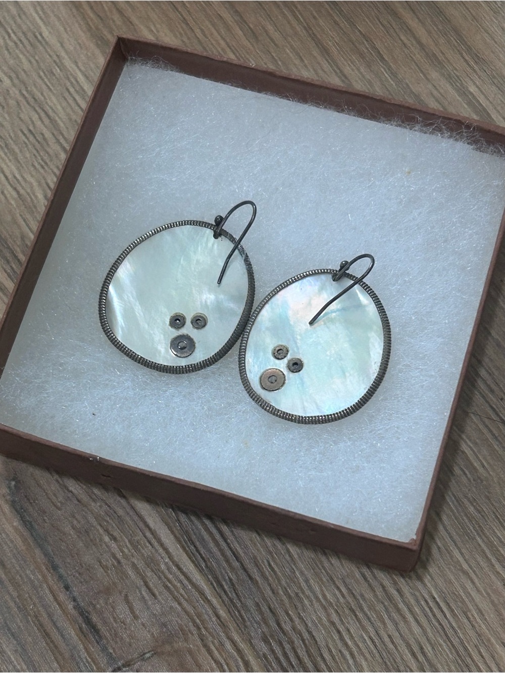 Silpada | Iridescent Mother-of-Pearl Drop Earrings - Picture 3 of 4